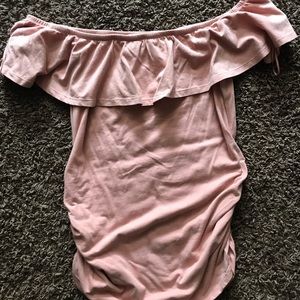 Strapless Maternity Top